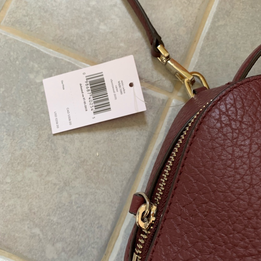 KATE SPADE MINI CADEN CARTER CHERRYWOOD BACKPACK - Picture 5 of 8